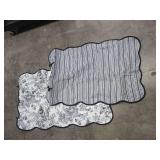 Toile Garden Pillow Sham Set of 2 Size 21" x 37" - Retail: $55