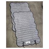 Toile Garden Pillow Sham Set of 2 Size 21" x 37" - Retail: $55