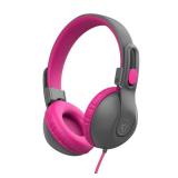 JLab JBuddies Studio 2 Kids On-ear Headphones  Gray/Pink