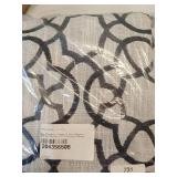 Modern Geometric Blackout Curtain Panel