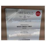 Ogden Burled Wood Console Table Brown - Threshold designed with Studio McGee - Retail: $350