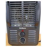 We Warm DELUXE MILKHOUSE UTILITY HEATER POWERS ON, FAN WORKS