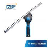 Professional Unger Swivel Squeegee and Proclean with 2 Microfiber Pads Bundle