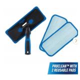 Professional Unger Swivel Squeegee and Proclean with 2 Microfiber Pads Bundle