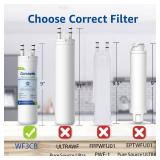 Replacement Water Filter, Compatible with Frigidaire WF3CB, Pure Source 3, 706465, 242069601, 242086201, 242017800, WF425, Height 9 inches, Pack of 3. One NOT Sealed. - Retail: $26