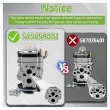 Carburetor Fit for RedMax GZ23N GZ25N BCZ260TS GZ30N BCZ3060TS BCZ2460TS HEZ2460F BCZ2450T HEZ230F BCZ230TS CHTZ2400 SGCZ2460S SRTZ2460F for Walbro WYA-172-1 WYA-172 WYA-81-1 WYA-26 - Retail: $18