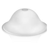 Lamp Glass Shades for Floor Lamp Elegant Cover Light Fixture Shade Light Fixture Replacement(9.5 x 4.2 x 1.63 Inch, White)