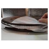 10 Pack Farmhouse Charger Plates, 13