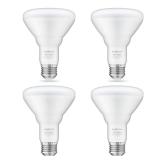 4-Pack BR30 LED Bulb, 65W Equivalent, Dimmable Can Light Bulbs, 2700K Warm White, 650LM, E26 Base