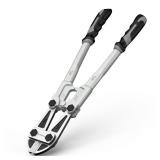 14 In Industrial Bolt Cutter - Chromium Molybdenum Steel, Lightweight & Portable, Heavy Duty for Locks/Chains/Fences - Ergonomic Design, Long Lifespan for Construction Workers, Locksmiths
