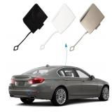 Rear Bumper Tow Hook Cover Fit for BMW 5-Series F10 Modern/Luxury 528i 535d 535i 550i Sedan 2014 2015 2016 Towing Eye Cap 51127332777 (Sapphire Black, Right Passenger Side)  - Retail: $19