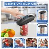 Electric Can Opener, Rechargeable Automatic Can Openers with LED Display Hands Free for Arthritis Seniors, Cordless Can Opener Electric Smooth Edge, Auto Stop, Portable Gadgets for Kitchen Almost Cans