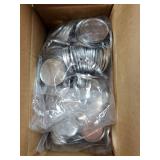 200 Sets of 37mm Metal Button Supplies Parts for Button Maker Hand Press Round Pin Badge Making Machine DIY Craft Items - Retail: $25