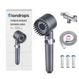Filtered Showerhead High Pressure Handheld Hydrojet Nozzle Kit for Men, Women, Children and Pets