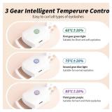 Heated Eyelash Curler fast heat up within 10s, 24 hours long lasting Electric Eyelash Curler 3 Temperature Modes with USB Rechargeable safe lash curler quick natural curling eye lashes - Retail: $18