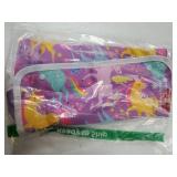 Airplane Tray Table Cover - Organize Kids Travel Essentials - Snack & Toy Pockets for Airplane Toys for Toddlers 1-3 - iPad and Tablet Stand for Travel Toddler Essentials (Unicorns) - Retail: $30