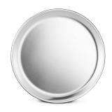 New Star Foodservice 51001 Restaurant-Grade Aluminum Pizza Pan, Baking Tray, Coupe Style, 8-Inch, Pack of 6