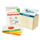 101 Baby Flash Cards for Toddlers 1-3 | Award Winning First Words Toddler Flash Cards | Speech Toys Help Learn Objects, Numbers & Play Games - Big Toddler Learning Flashcards Preschool Kids - Retail: 