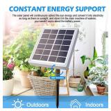 Solar Automatic Drip Irrigation System Houseplant Auto Self Watering Device Waterer for 15 Potted Plants Outdoor Indoor Garden Balcony Vacation While Away - Retail: $32