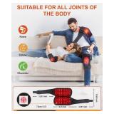 Red Light Therapy Knee Brace Wireless Rechargeable with Pulse & Heating Modes, 660nm & 850nm Near-Infrared Light for Knee, Elbows & Shoulders Ideal for Elderly & Athletes FSA HSA Eligible - Retail: $8