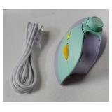 Ergonomic Mouse Wireless, MOU-302 Bluetooth Vertical Mouse Rechargeable, Ergo Optical Mice with 1000/1600/2400 DPI, Volume Knob, 3 Multi-Device Connectivity for Computer/PC/Laptop/Mac, Purple - Retail