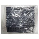 12 Pack Slim Plastic Storage Baskets Tray for Organizing 10.25 x 3.25 x 2.5 Inch Small Narrow Storage Bins Stackable Drawer Pencil Trays Holder for Desk Garage Cabinet Containers(Gray) - Retail: $22