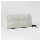 Twin Charging Headboard Cream - Room Essentialsâ¢: Upholstered, Built-in Station, Plywood Frame - Retail: $130