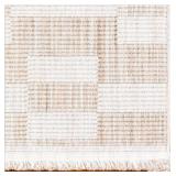 Large Textured Ivory Area Rug - Retail: $299