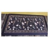 Floral Pattern Comfort Gel Kitchen Mat