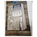Wyett & Ash 2-Pack Floral Machine Washable Rugs