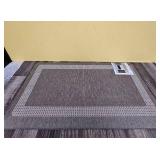 Town & Country Living Comfort Kitchen Mat - Gray Border