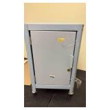 Mobile Metal Storage Cabinet with Lock - Retail: $75