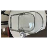 Modern Metal Acrylic Dorm Folding Chair Chrome - Room Essentialsâ¢ - Retail: $50