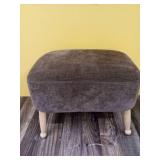 Corallina Upholstered Wooden Ottoman Natural Wood/Dark Brown - Thresholdâ¢ designed with Studio McGee Assembly Required - Retail: $135