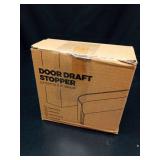 Holikme Door Draft Stopper Under Door Draft Blocker Insulator Doors Sweep Weather Stripping Noise Stopper Sheets, Rolls & Strips Strong Adhesive, White - Retail: $12