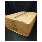 IBUYKE Square Makeup Stool with X-Leg Foot Rest, PU Footrest, Ottoman Seat Vanity Stool, Multi-Use as Small Side Table, for Bedroom, Living Room, Dark Brown LG-71Z - Retail: $36