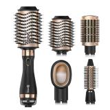 Nicebay Hair Dryer Brush Blow Dryer Brush in One, Hot Air Brush Set for Straightening/Drying/Curling, Oval Brush, Multi-Temperature Settings, Detachable Design for Women - Retail: $42