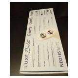 LUXE Bidet NEO 185 - Dual Nozzle, Self-Cleaning, Non-Electric Bidet Attachment for Toilet Seat, Adjustable Water Pressure, Rear & Feminine Wash (White) - Retail: $46