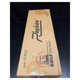 Roykaw Golf Cart Sand Bottle Sand Pot with Holder Universal Divot Filler Sand Bottle Compatible with EZGO, Club Car and Yamaha Models, Large Volume & No Drilling Required, Included Mounting Components