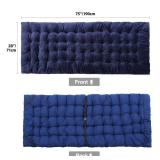 REDCAMP Extra Thick Folding Sleeping Cot Pads, Comfortable Soft Velvet Cotton Camping Cot Mattress Pad for Hiking, Backpacking, Blue 75\"x28\" - Retail: $38