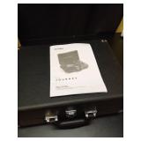 Victrola Journey Bluetooth Portable Suitcase Record Player â with Built-in Speakers, 3 Speed Vinyl Record Player, RCA Out, Headphone Jack (Black) - Retail: $50