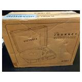 Victrola Journey Bluetooth Portable Suitcase Record Player â with Built-in Speakers, 3 Speed Vinyl Record Player, RCA Out, Headphone Jack (Black) - Retail: $50