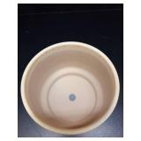 White Ceramic Planter Pot - Retail: $16