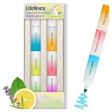 Lifelines Assorted Colors & Scented Stacking Highlighters  Infused with Essential Oil Blends  2 Pack - Retail: $13