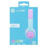 JLab JBuddies Folding Gen 2 Kid s Memory Foam Wired Headphones  Pink/Teal - Retail: $25