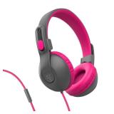 JLab JBuddies Folding Gen 2 Kid s Memory Foam Wired Headphones  Pink/Teal - Retail: $25