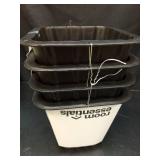 4pk Bed Risers Espresso - Room Essentialsâ¢ - Retail: $15