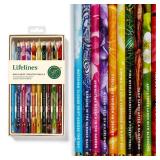 Lifelines 10pk Scented Classic Palette Colored Pencils Infused with Essential Oil Blends: Rub & Sniff Technology, Plastic Canister Lid - Retail: $10