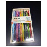 Lifelines 10pk Scented Classic Palette Colored Pencils Infused with Essential Oil Blends: Rub & Sniff Technology, Plastic Canister Lid - Retail: $10