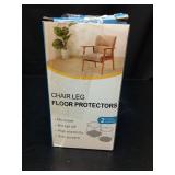 24 Pcs Chair Leg Floor Protectors for Hardwood Floors Silicone Covers Felt Pads Furniture Leg Caps Anti-Scratch Reduce Noise Fit (1-5/16\" to 2\") - Retail: $15